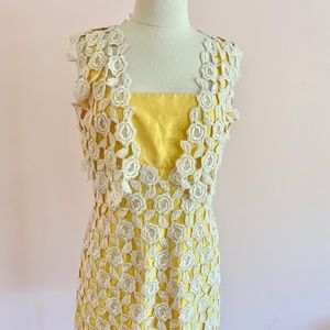 Empire Waist Lace A-Line Skirt Dress w/Lace Jacket